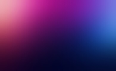 Dark purple blue ombre. Glowing blur empty background.