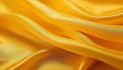 Fototapeta premium yellow silk silky satin background backdrop wallpaper textile fabric elegant luxury luxurious color of 2025 ray flower