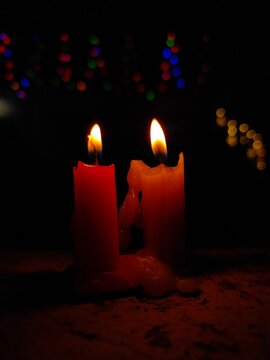 candles in the dark