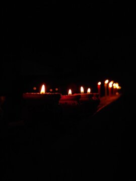 candles in the night