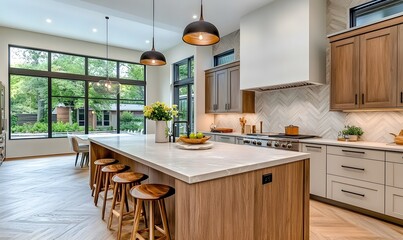 generation AI,Modern Interior Kitchen