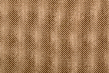 Fototapeta premium Orange fabric cotton texture. Textile background fabric