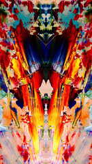 Abstract art background . Hand painting artwork . Canvas . 