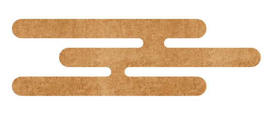 Golden geometrical design element png