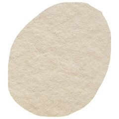 Png abstract textured shape element in beige tone design