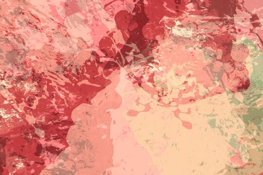 Abstract Paint Smear Background in Pastel Tones