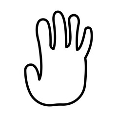 Monkey Footprint line icon