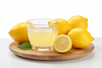 Lemon juice and fresh lemons