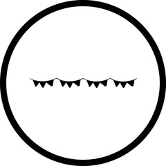 Happy birthday single vector icon