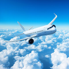 Obraz premium airplane plane in the sky transportation