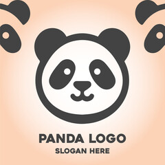 panda logo illustration