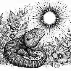 Name Sunbeam Lizard A lizard with scales that absorb sunlight an