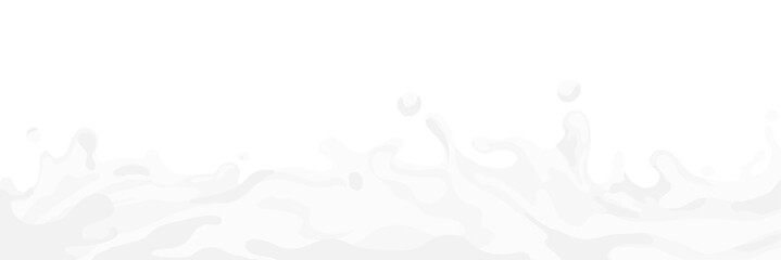 Milk splash png border, transparent background