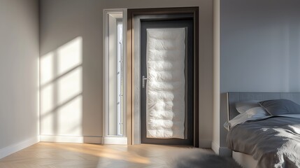 Fototapeta premium Door insulation, 