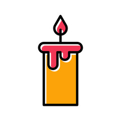 Candle Vector Icon
