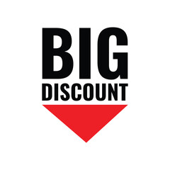 Discounts label icon. Deals, promotions, new year discounts sign