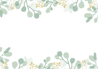 Leaf png border, transparent background