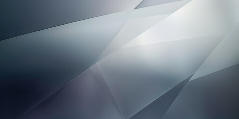 Obraz premium Dark overlapping geometric planes create a complex abstract design, capturing a sense of depth and intricate visual dynamics.