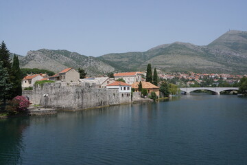 Beautiful river Trebinje (Bosnia and Herzegovina, Republic of Serbia)