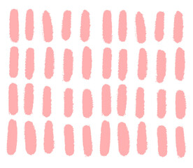 Ethnic line PNG collage element, pink simple graphic