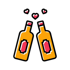 Wine Chill Vector Icon