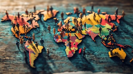 Global staffing agencies with images of recruiters working in offices handling international job placements