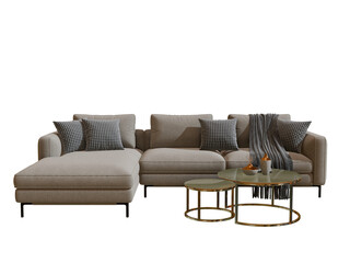 sofa isolated on white