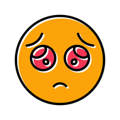 Pleading Face Vector Icon