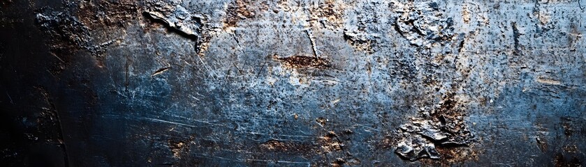 Fototapeta premium Close-up of a Weathered and Rusted Metal Surface