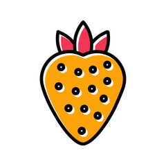 Strawberry Vector Icon