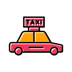 Taxi Vector Icon