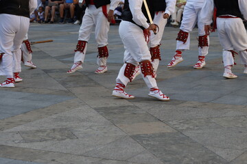 Basque folk dance exhibition