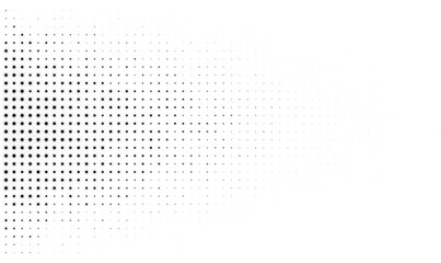 Halftone abstract geometric background frame. Monochrome texture of hexagons. Linear pattern of cells, honeycomb. Design banner, poster website, frame social
