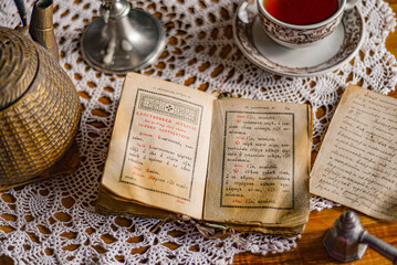 An old liturgical book in Church Slavonic