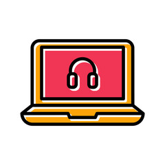 Online Assistance Vector Icon