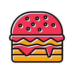 Hamburger Vector Icon