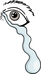 Creative design of cry eye