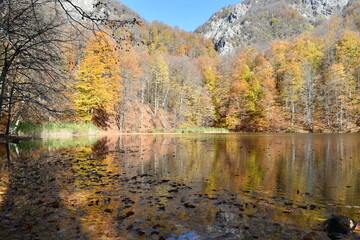 Beautiful mountain lake