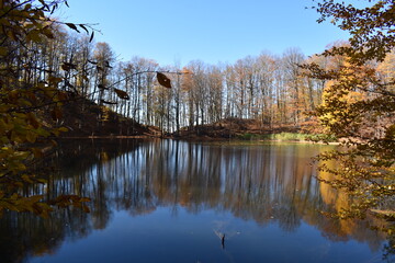 Beautiful mountain lake