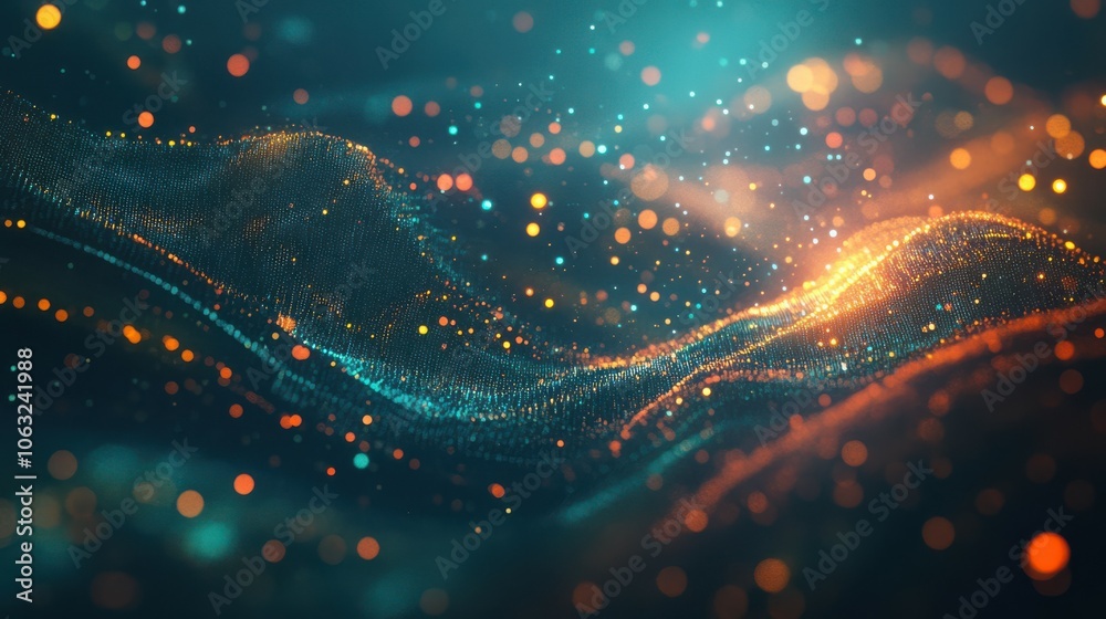 Poster complex fluctuation of data in micro particles. data science and information analysis and research c