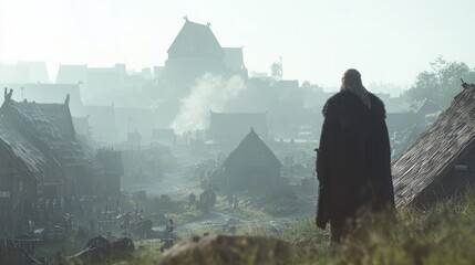 A Viking Mother's Tearful Farewell: Emotion & Tension in a Village Setting