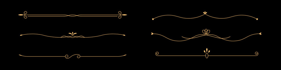 Elegant golden frame with thin, luxurious filigree and scroll details, perfect for premium invitations, vintage books, or royal wedding cards. Adds a classic and rich ornamental touch.