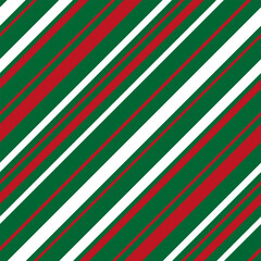 Obraz premium Christmas seamless pattern background. Green and red diagonal seamless pattern for gift paper background. Endless texture for wallpaper, web page background, wrapping paper and etc. EPS 10