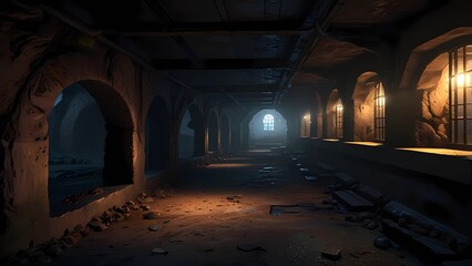 An underground house in the Qazzaz system, featuring unique architecture and a serene, subterranean environment.
