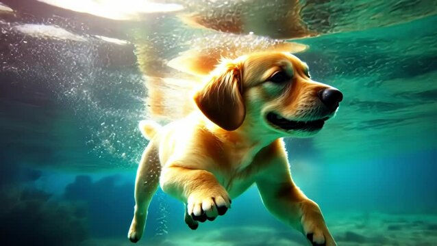 Underwater Dog Adventure