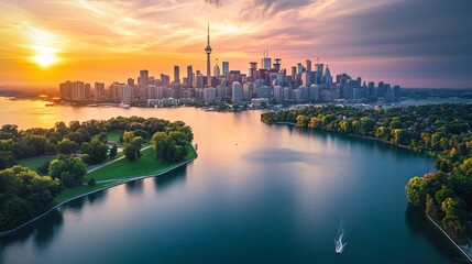 Fototapeta premium Explore the beauty of Lake Ontario