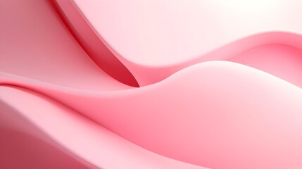 Pastel Pink Abstract Soft Curve Background for Feminine Product Presentations