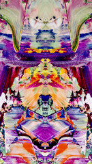 Fototapeta premium Abstract art background . Hand painting artwork . Canvas . 