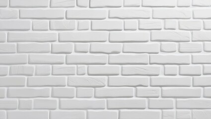 Abstract weathered textured white brick wall background