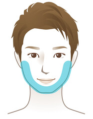 男性　美容　Uゾーン